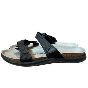 Birkenstock Sahara women’s black double strap sandals size 42/L11/M9
